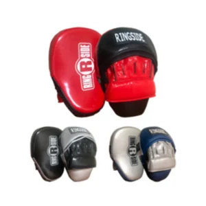 A pair of boxing gloves in different colors.