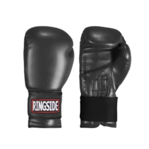 A pair of boxing gloves with the ringside logo on them.