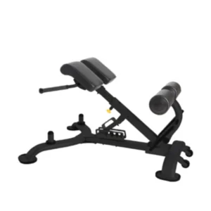 A black bench with two handles on the side.