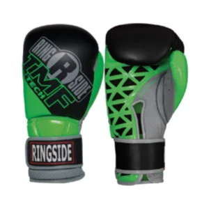 A pair of boxing gloves with the words " ringside " written on them.