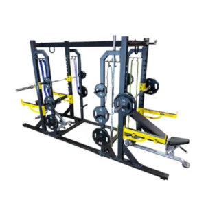 A rack with many different types of equipment.